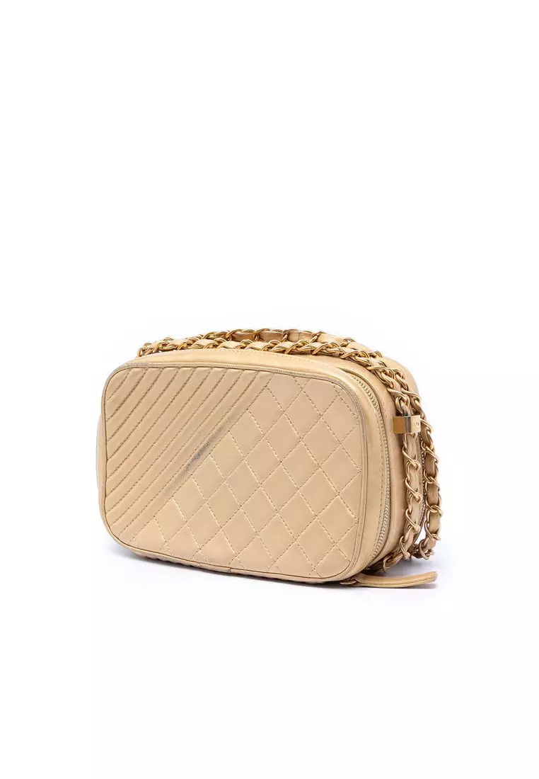 Pre-Loved Chanel Small Quilted Lambskin Coco Boy Camera Bag