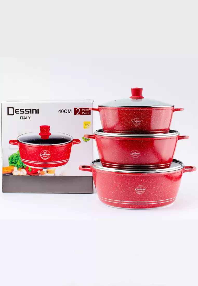 Buy Dessini Cookware Dessini 6pcs Nonstick Aluminium Die Cast Casserole