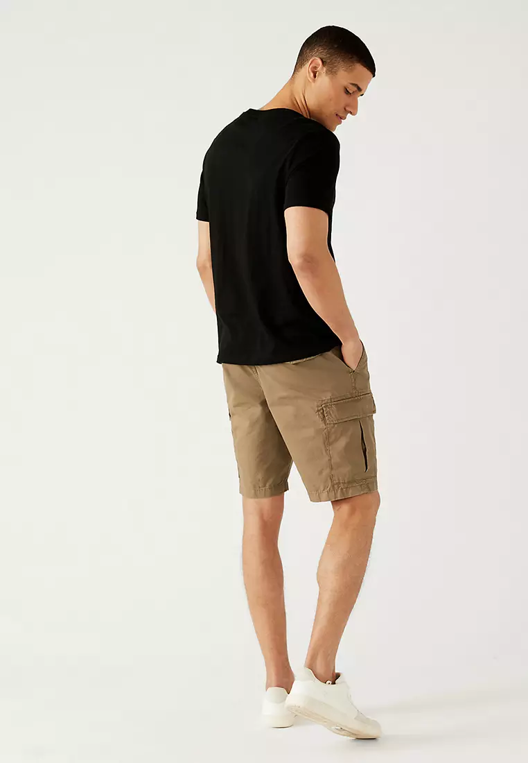 Pure Cotton Cargo Shorts