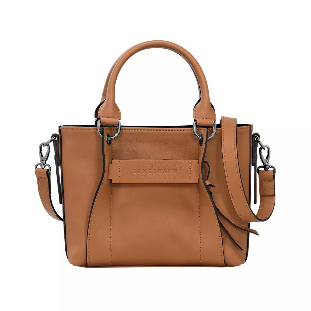 Jual Longchamp 3D Small Leather Handbag Natural Original 2025