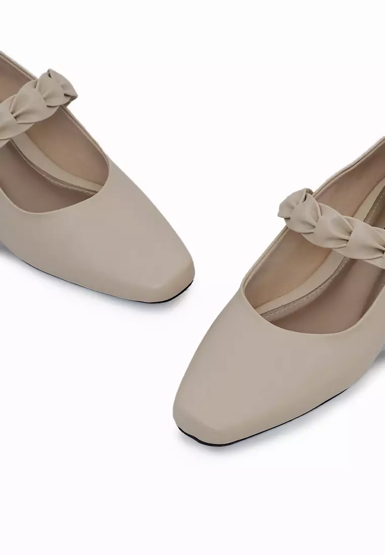 VIVI NICI - Contessa Sepatu Wanita Hak 3 Cm Cannoli Cream