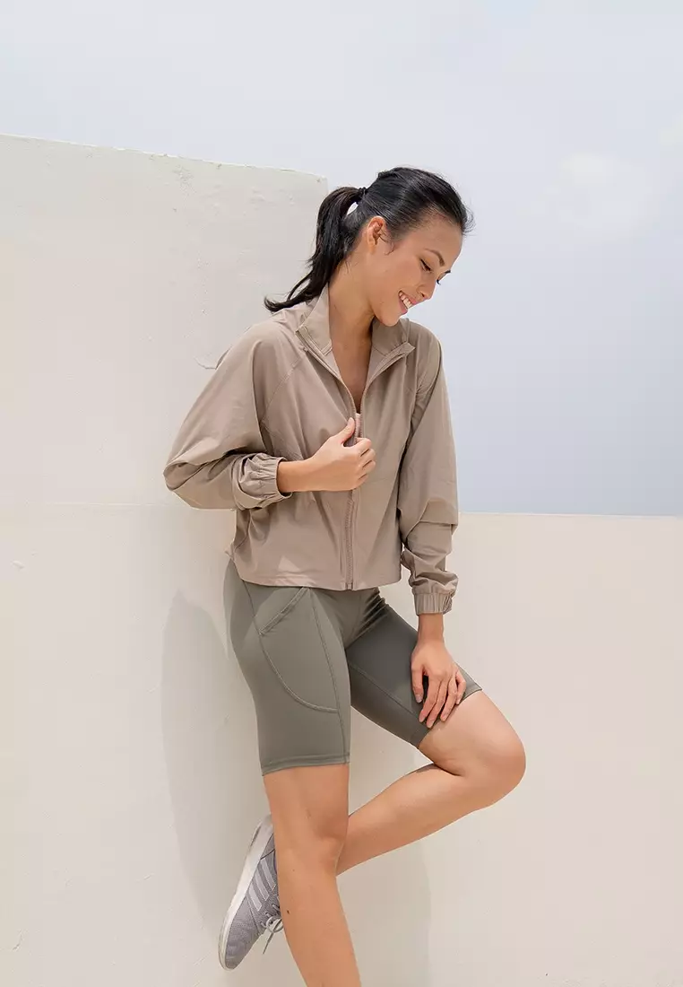 HAPPYFIT AERI Lightweight Jacket Stone