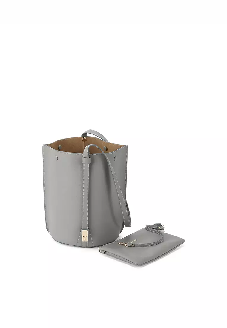 ORUKAMI Flat Hook Convertible Bucket Tote - Grey