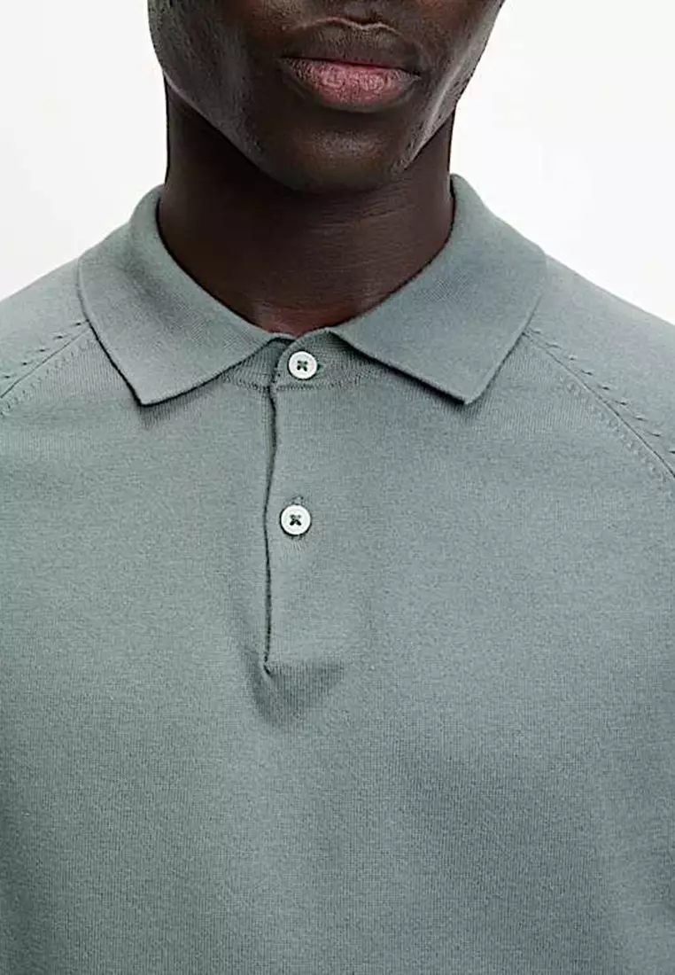 Cotton Rich Knitted Polo Shirt