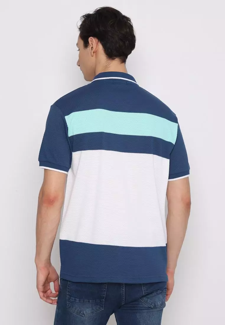 MATSUDA Kaos Polo Shirt Pria Kragh Honeycomb Myoko