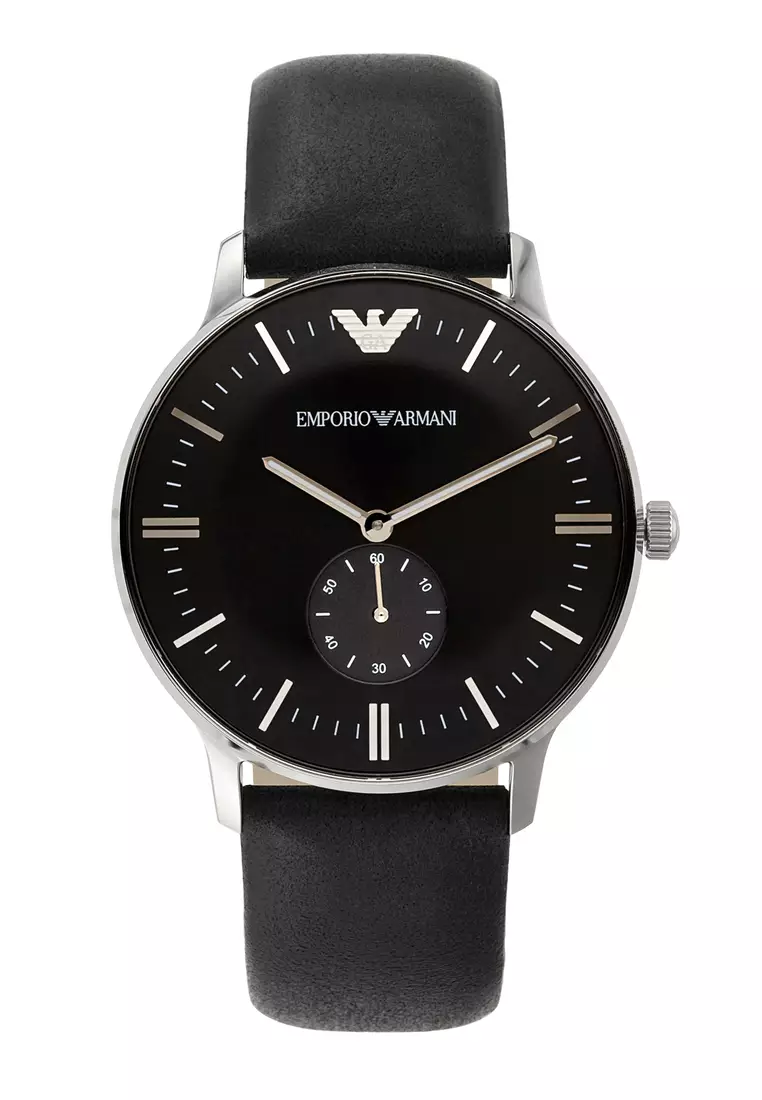 Giorgio armani watch cheap leather strap