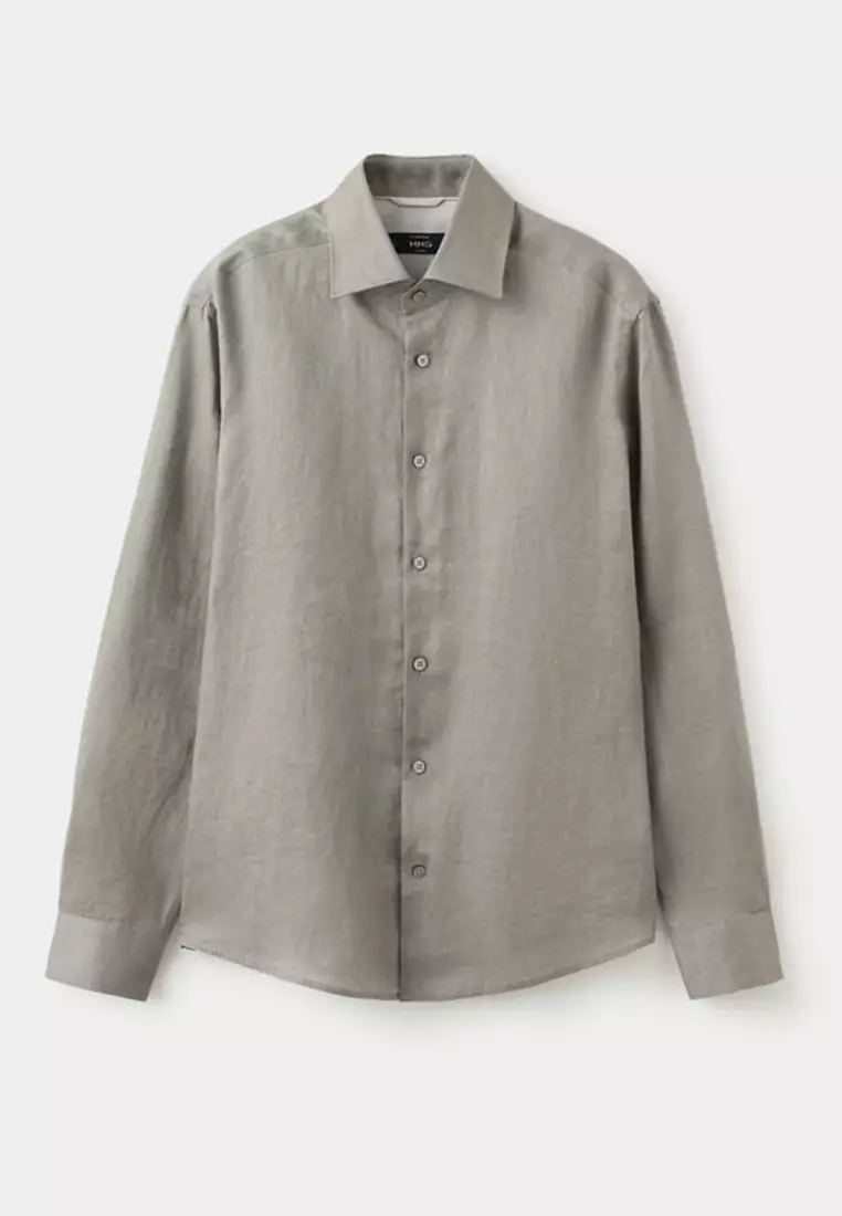 100% Linen Slim-Fit Shirt
