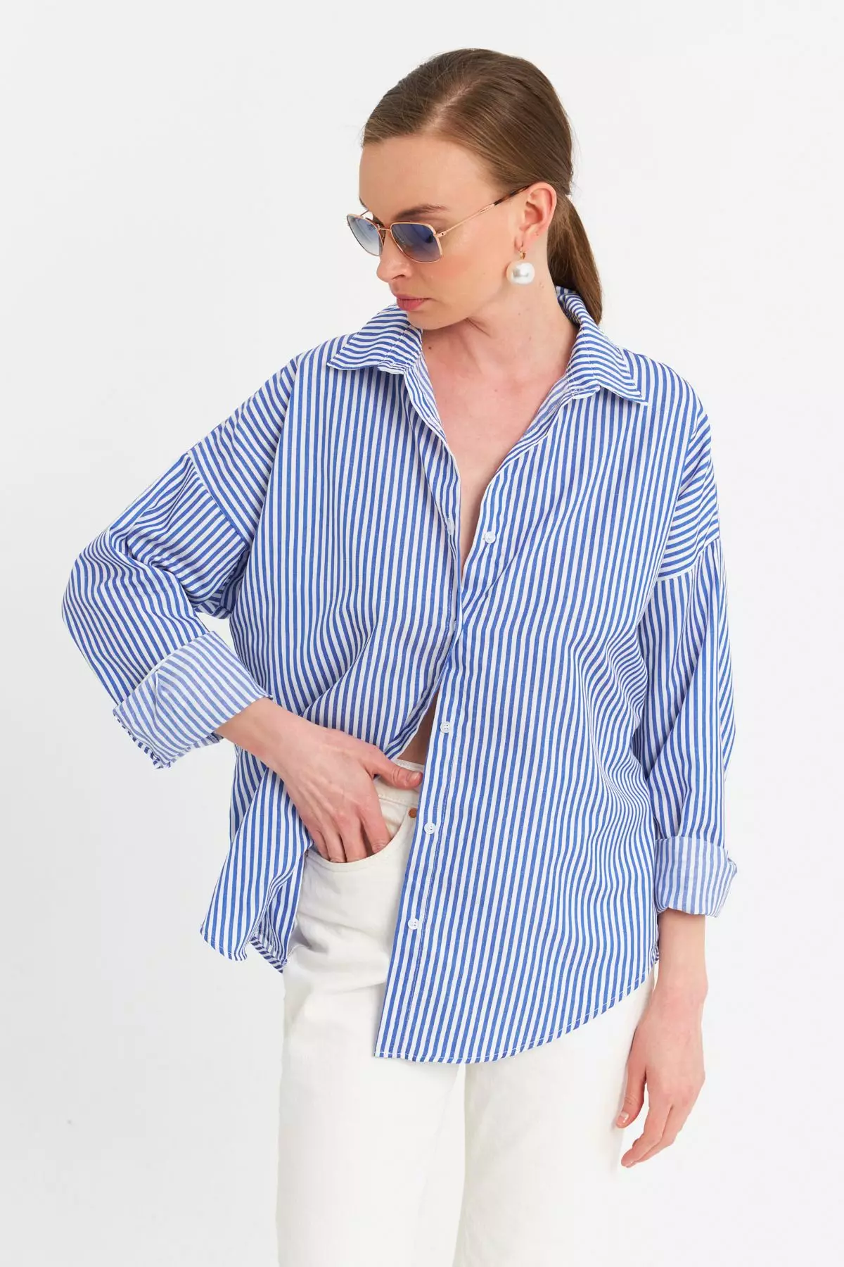 Stripe Long Sleeves Shirt