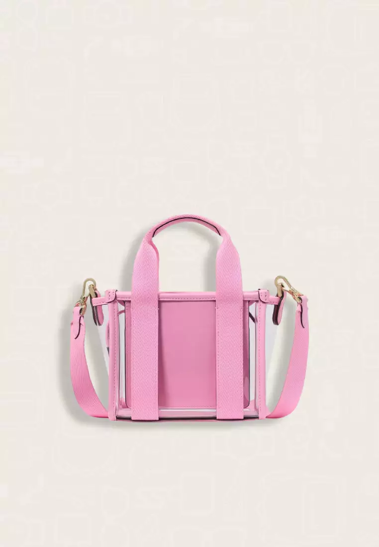 Kate Spade Kip Clear Mini Tote Surf Pink