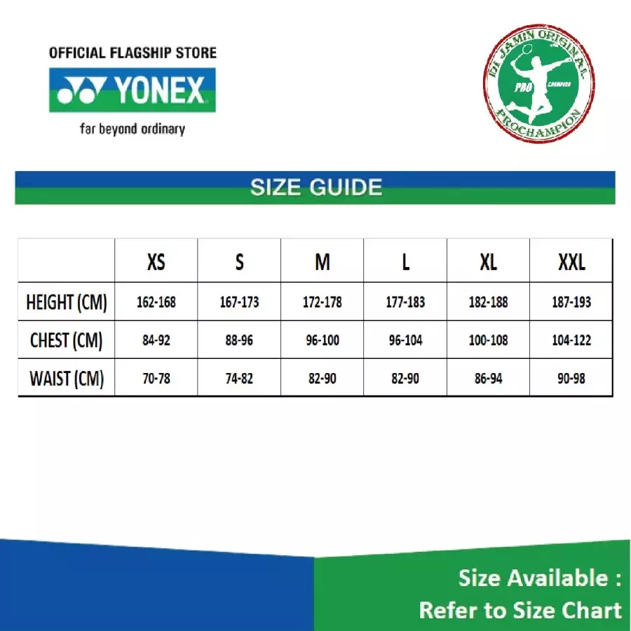 Kaos Jersey Badminton Dewasa Yonex RM 2509 Comfort Club 6 Micro Chip