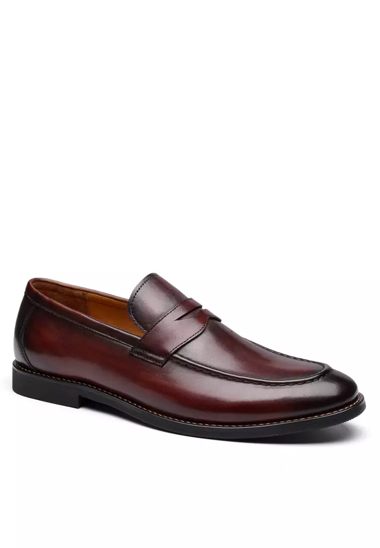 Grain Leather Penny loafers MK5050-1