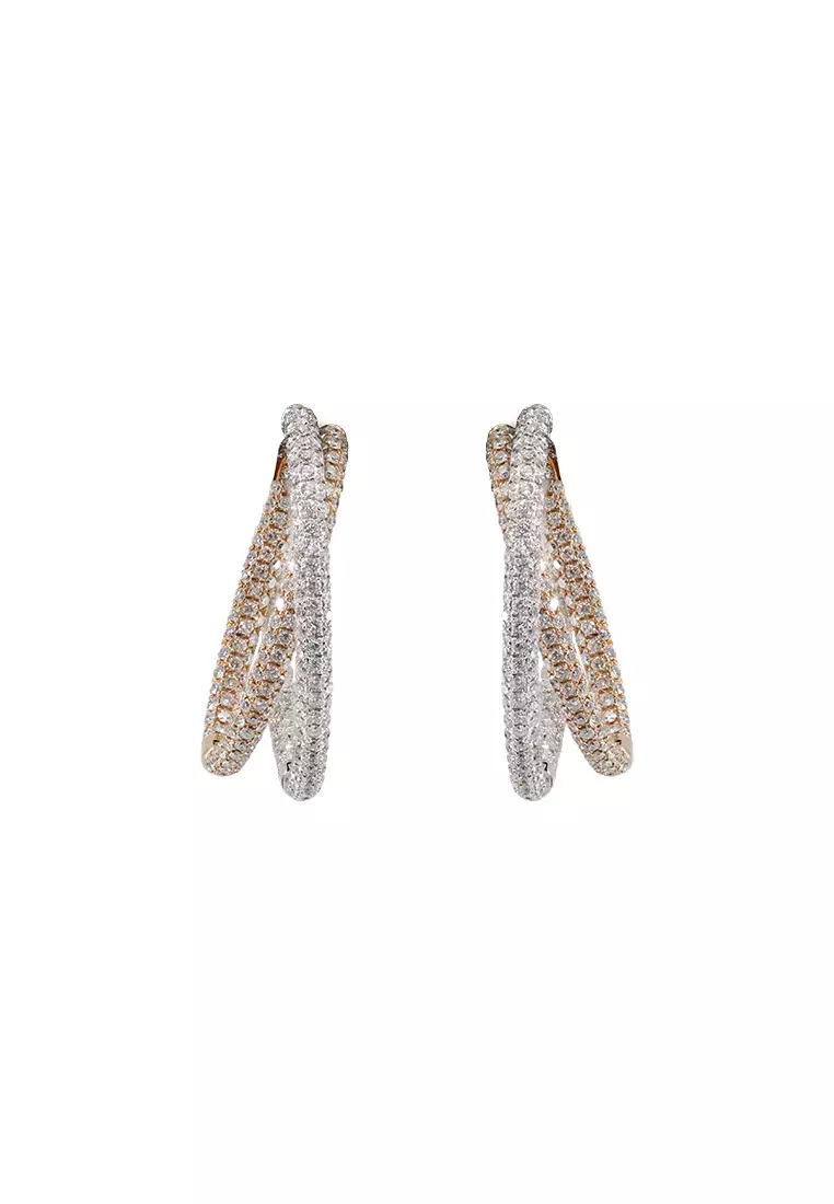 Buy Adris Jewellers Ember Hoop Earrings 2024 Online ZALORA Singapore