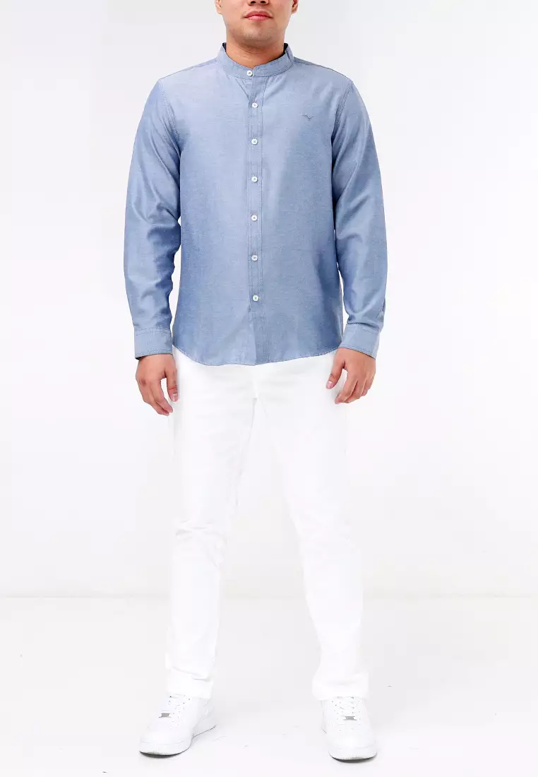 Woven Oxford Long Sleeve Shirt
