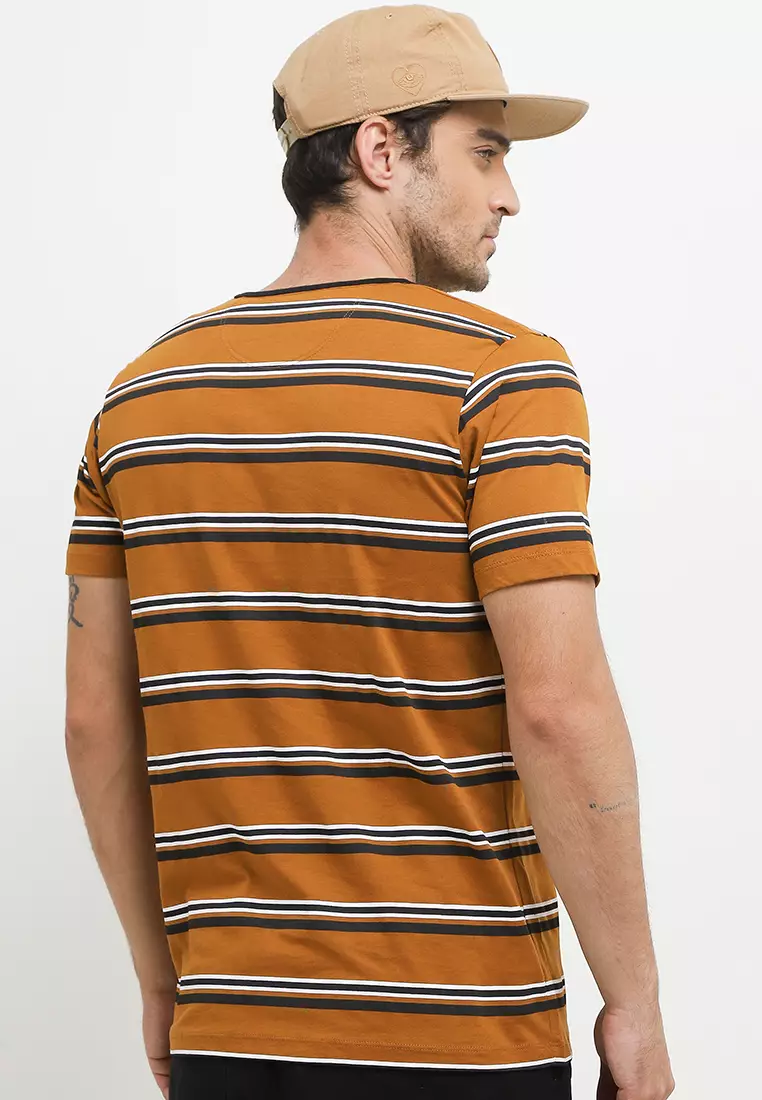Cressida Stripe Printed T-Shirt