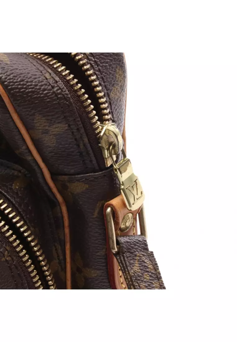 Buy Louis Vuitton Pre-Loved Louis Vuitton Amazon monogram Shoulder bag PVC  leather Brown 2026 Online | ZALORA