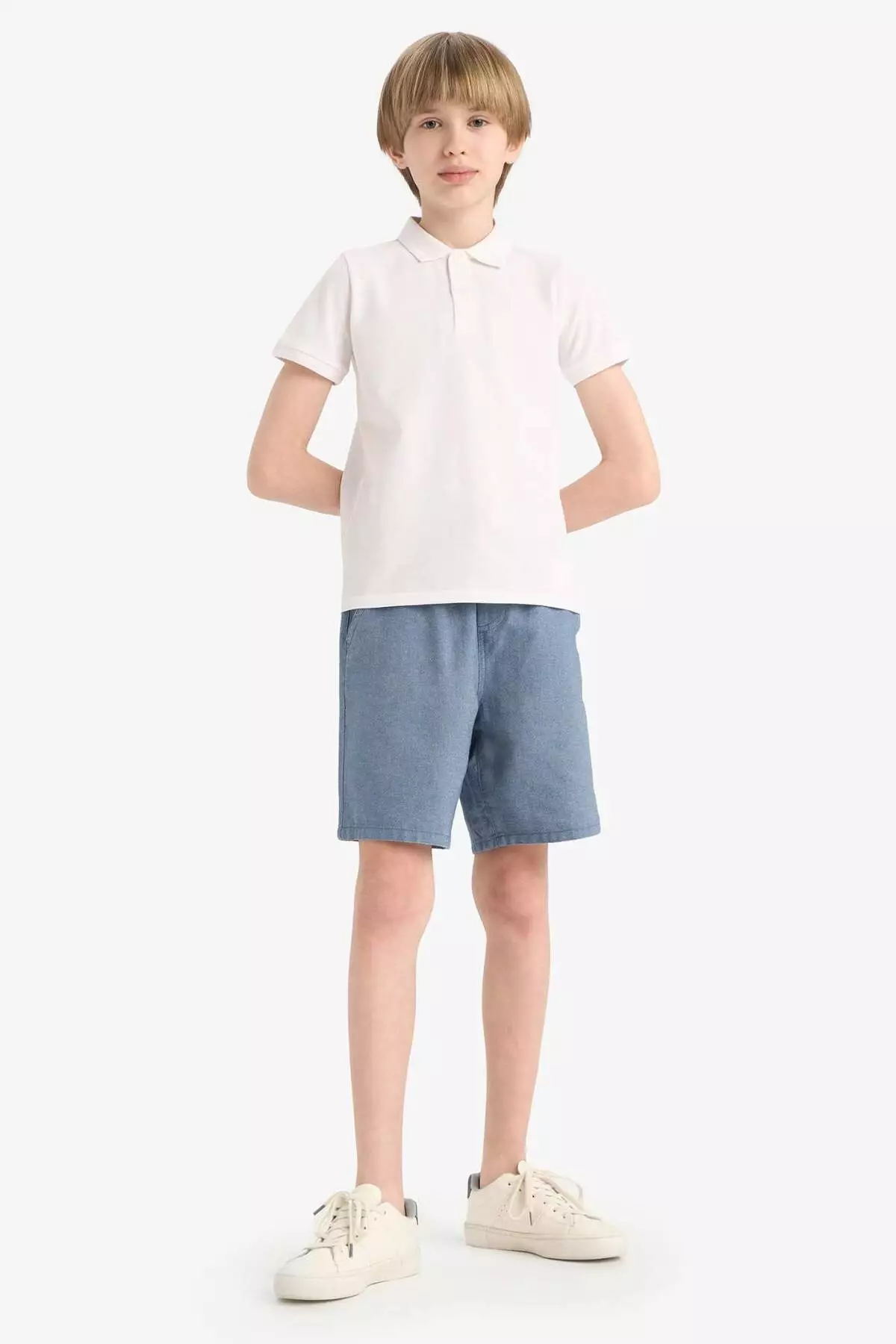 Boy's Elastic Waist Shorts E3317A825Hs