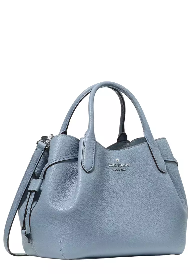 Dumpling Small Satchel Bag - Muted Blue K8135
