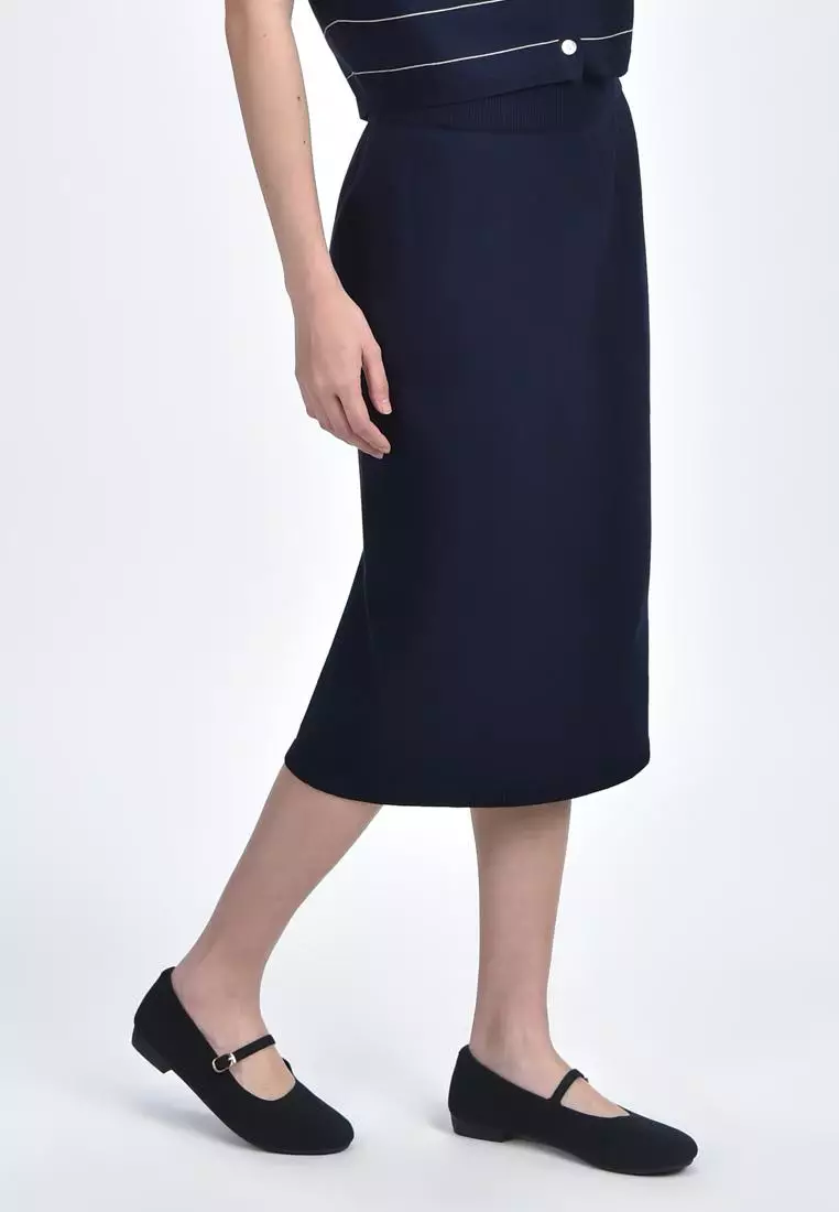 Women's Knit Midi Skirt