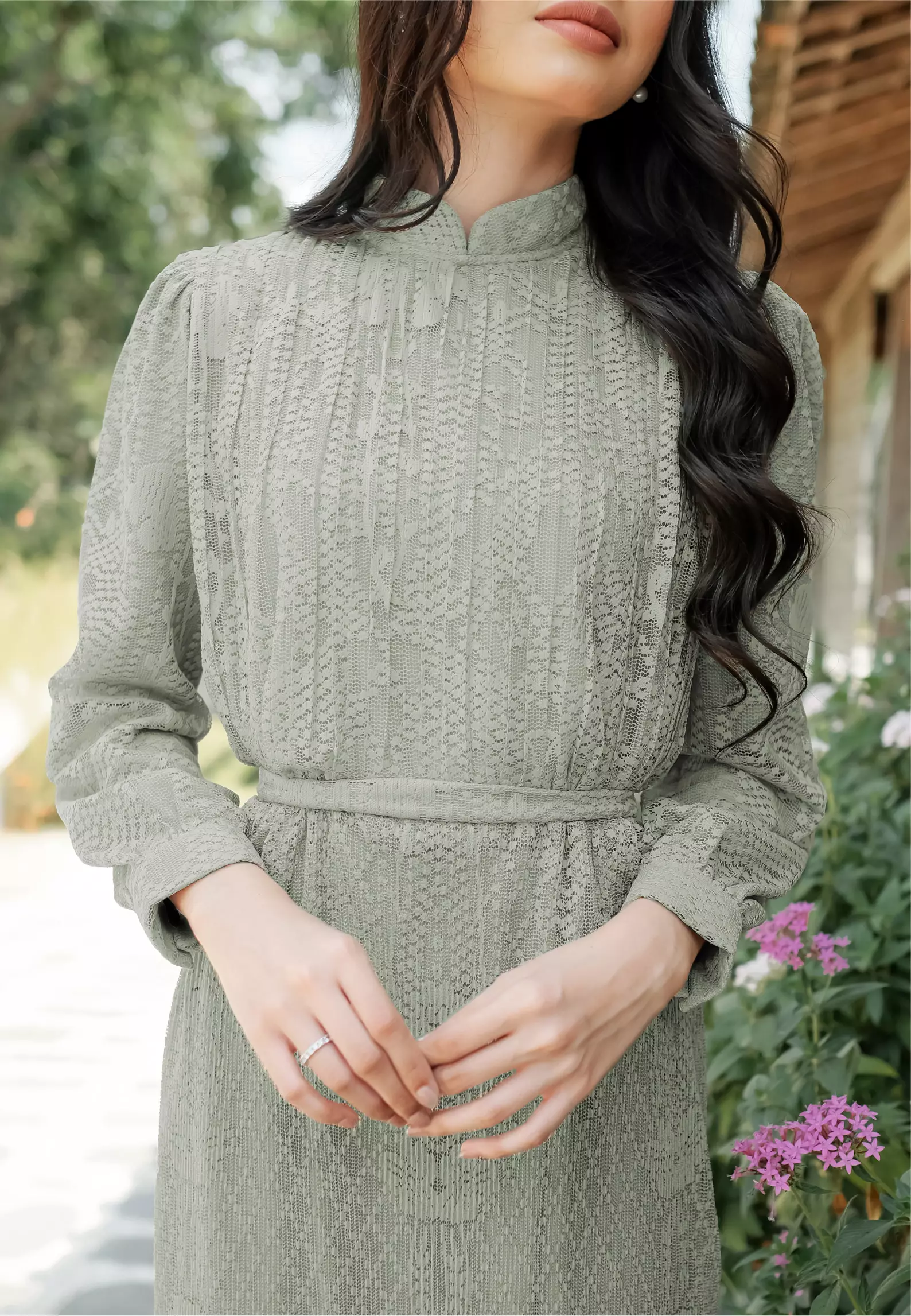 Ivanka Dress - Soft Sage