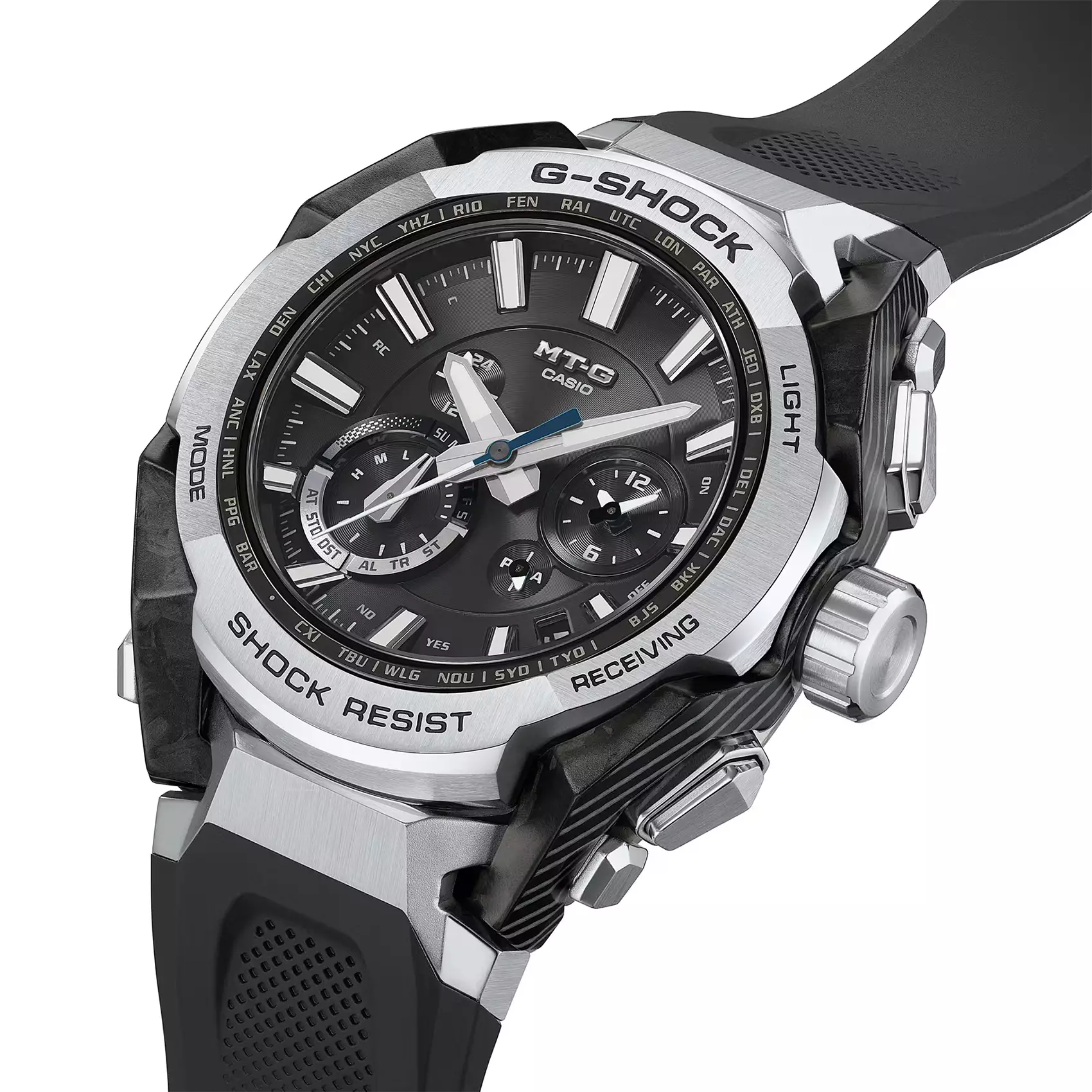 Casio G-Shock JDM Watch - Jam Tangan Pria - Carbon Case - Black Resin Band - MTG-B4000-1A