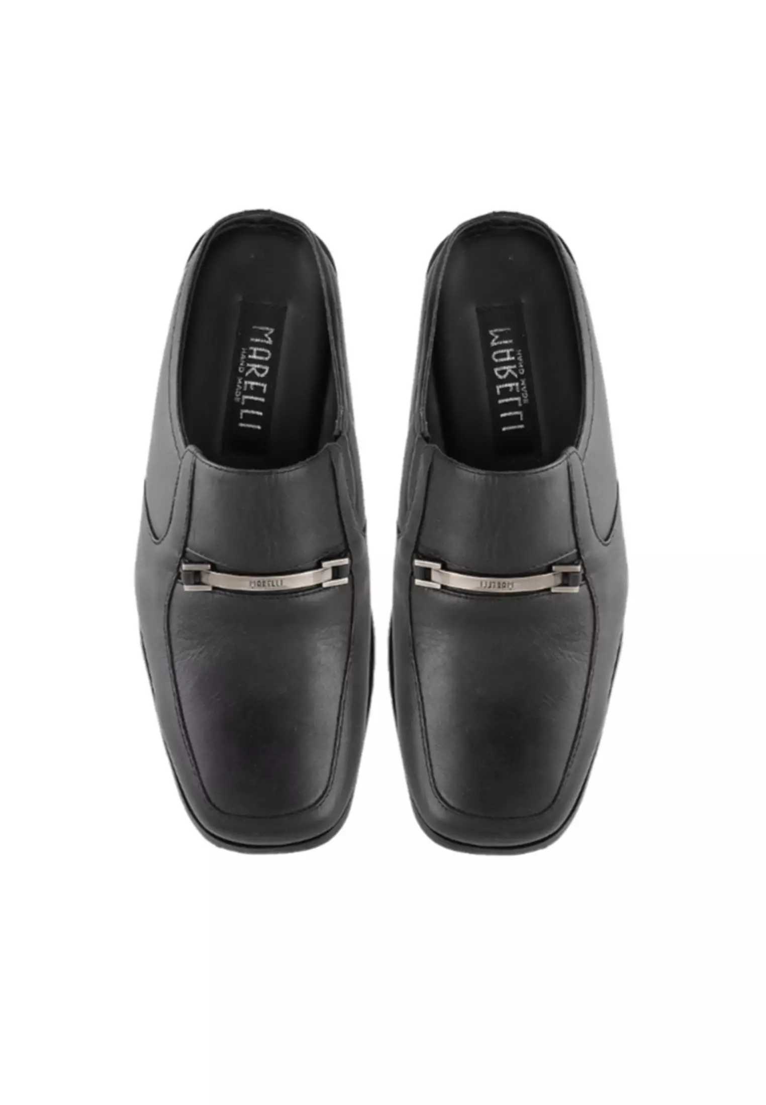 Sepatu sandal slop pria kulit asli - Robert