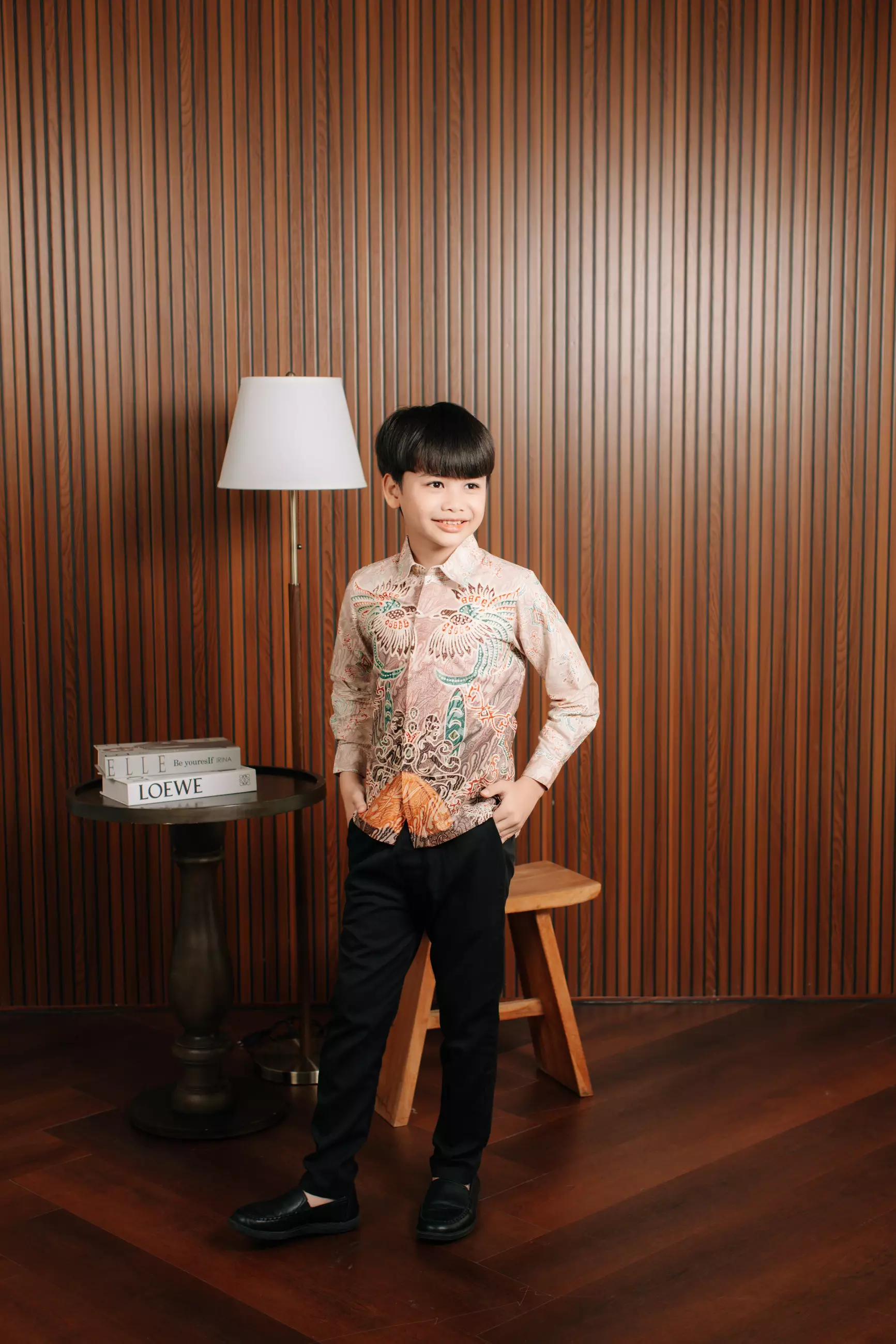 Ravela Pink Kemeja Batik Anak Pria Kemeja Batik Anak Cowok Katun