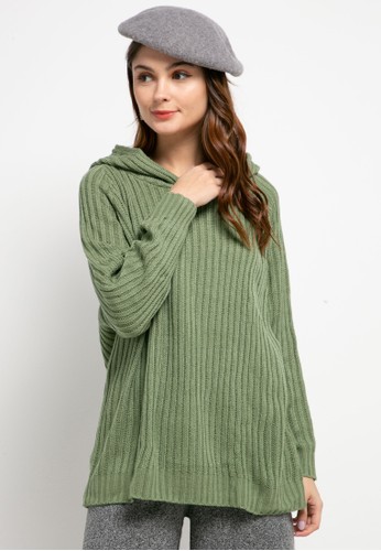 Peponi green Hoody Oversize Pullover EB54DAACE6C687GS_1