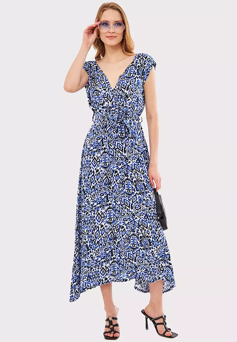 Waist Tie Wrap Dress