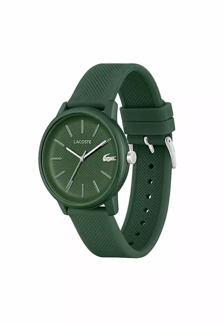 12.12 Move Men's Watch Green Silicone Strap - Green Dial 2011238