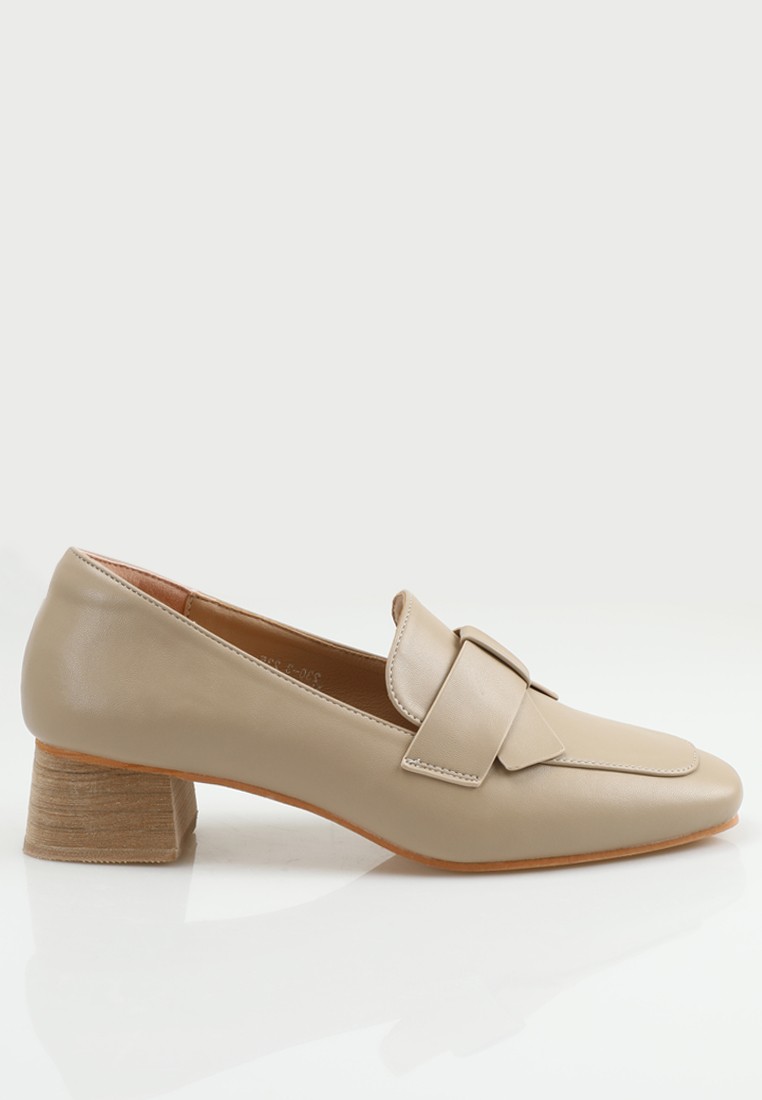 Bowknot Mid Heel Loafers TH230-3