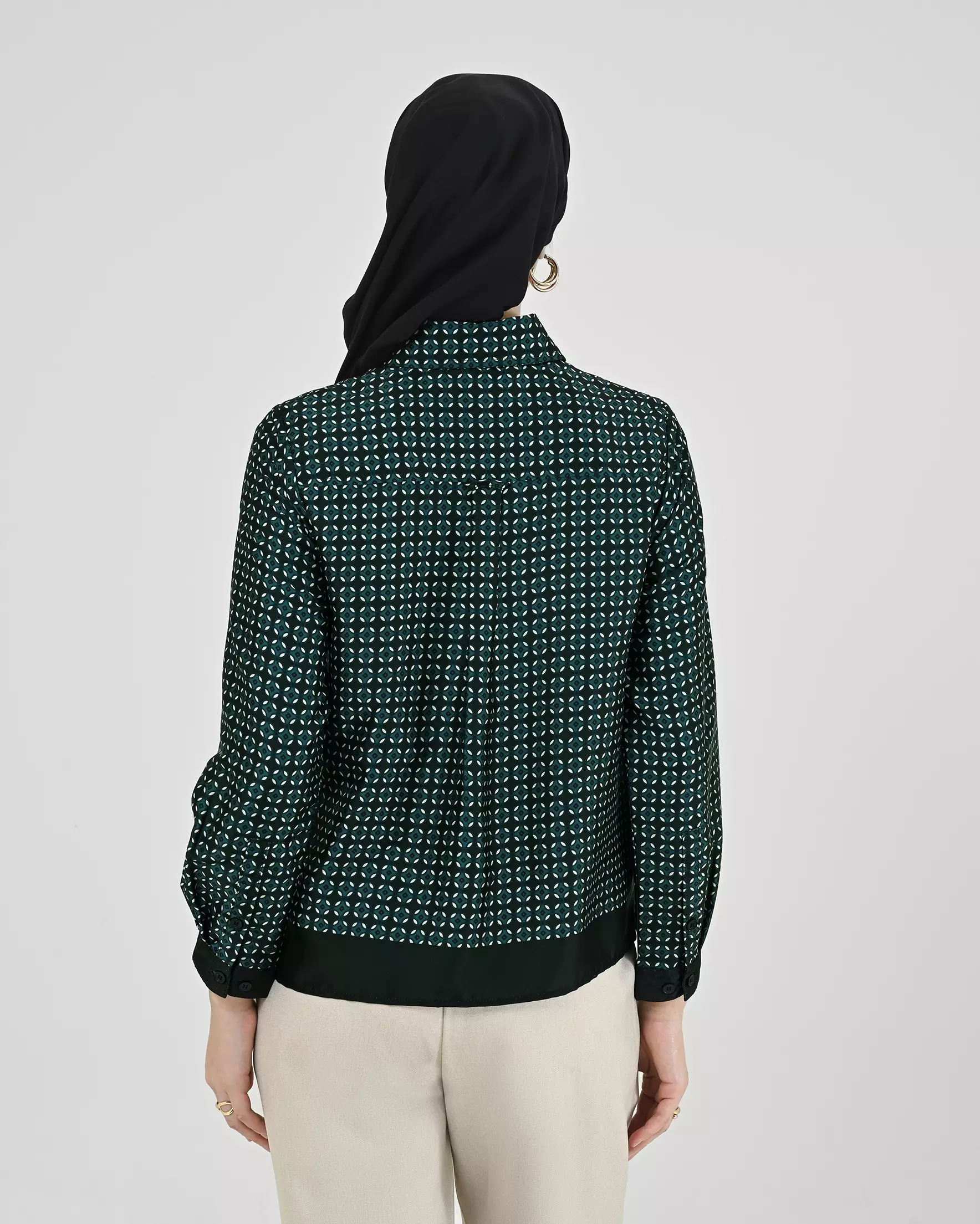 Geulis.id KANEA SHIRT - Emerald