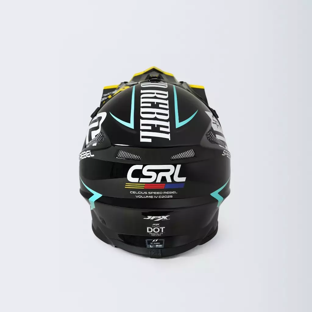 CELCIUS Speed Rebel Full Face Helmet L03000685C Hitam