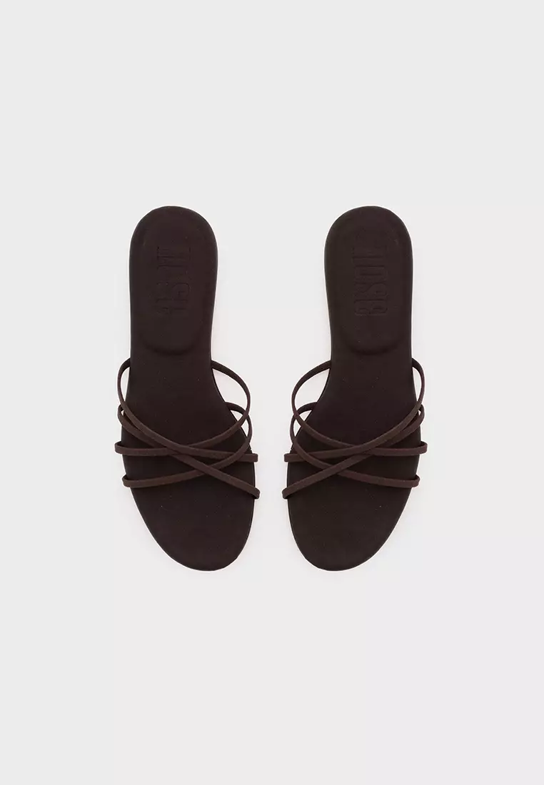 MULTI-STRAP FLAT SLIDES WITH CLOUDFOAM INSOLE