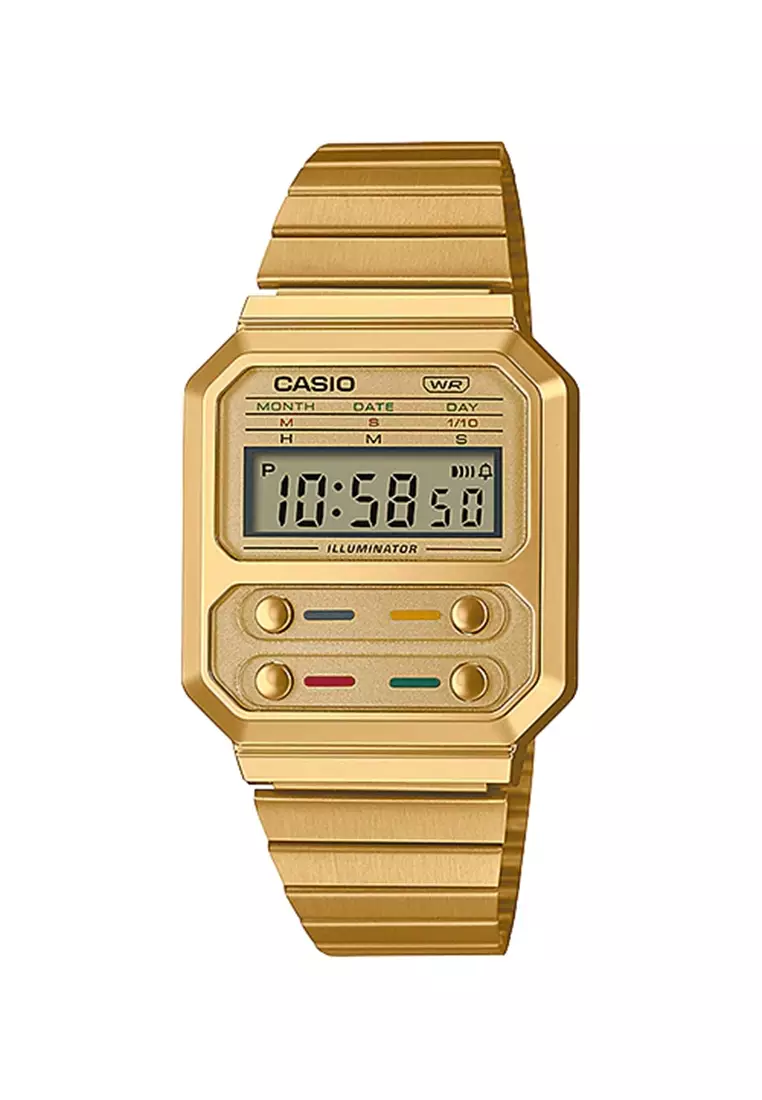 Casio g shock vintage cheap gold