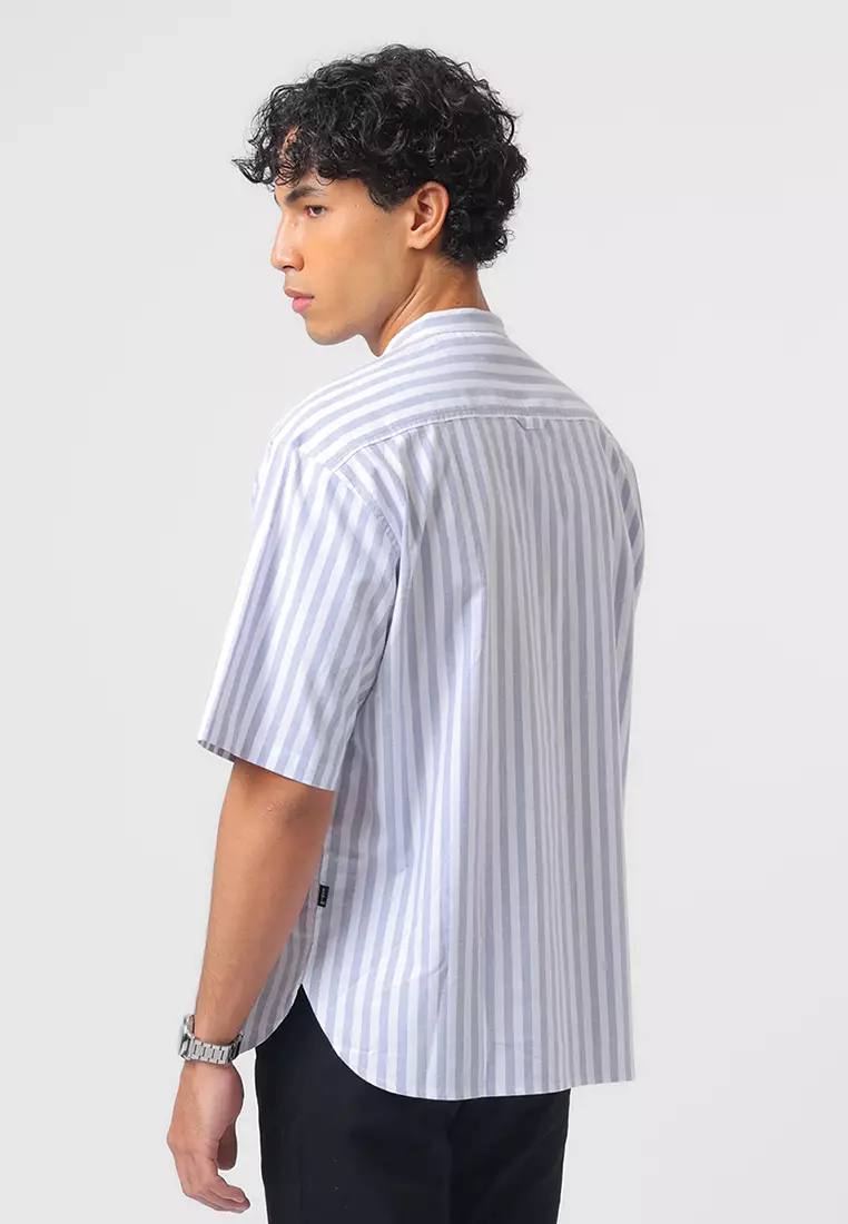 Kemeja Koko Pria Lengan Pendek HAMZA WHITE Baju Muslim Pria