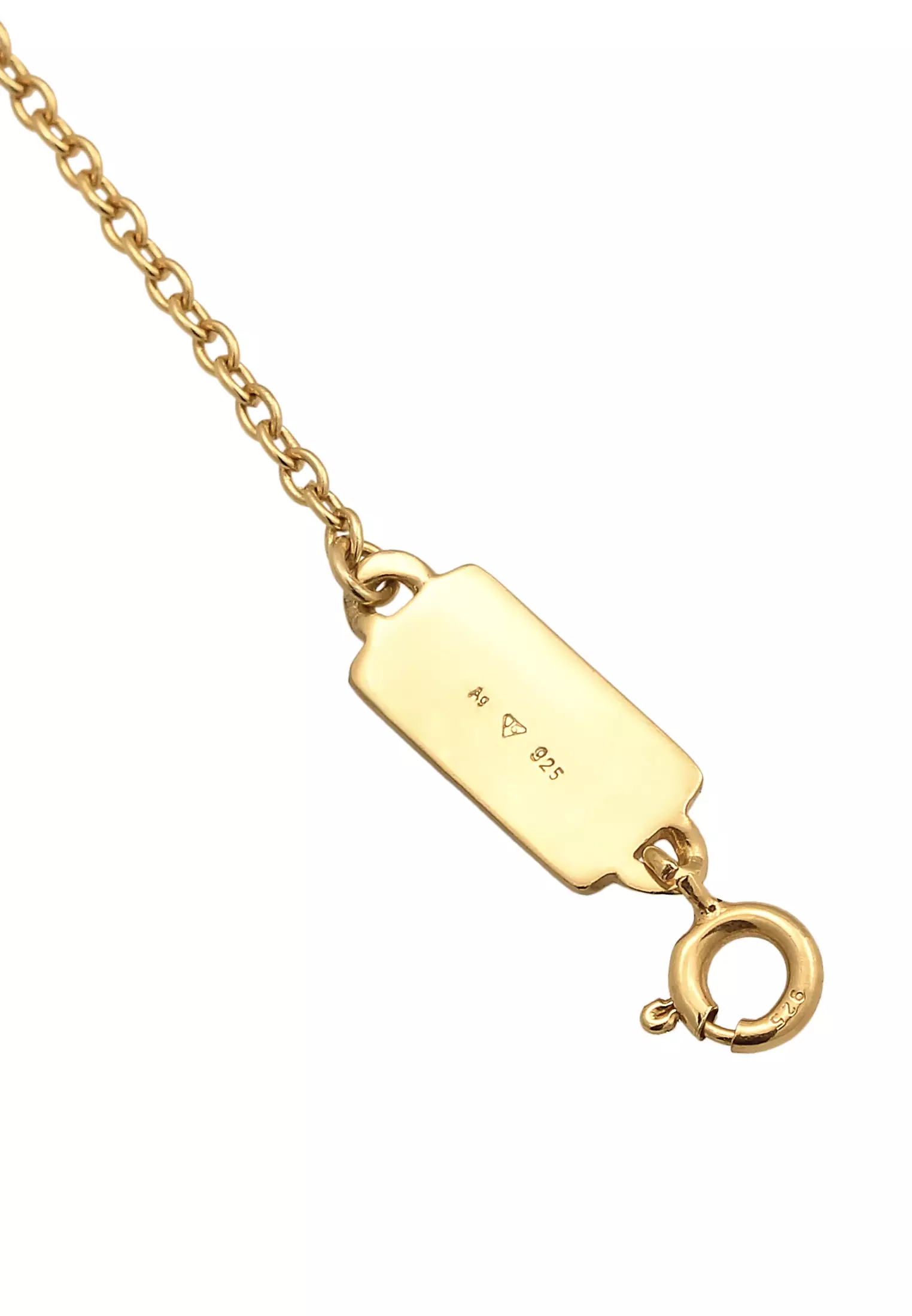 项链男士吊坠老虎眼宝石金镀金