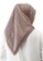 Buttonscarves brown Buttonscarves Louvre Voile Square Brun 581ACAA2AEDB1CGS_4