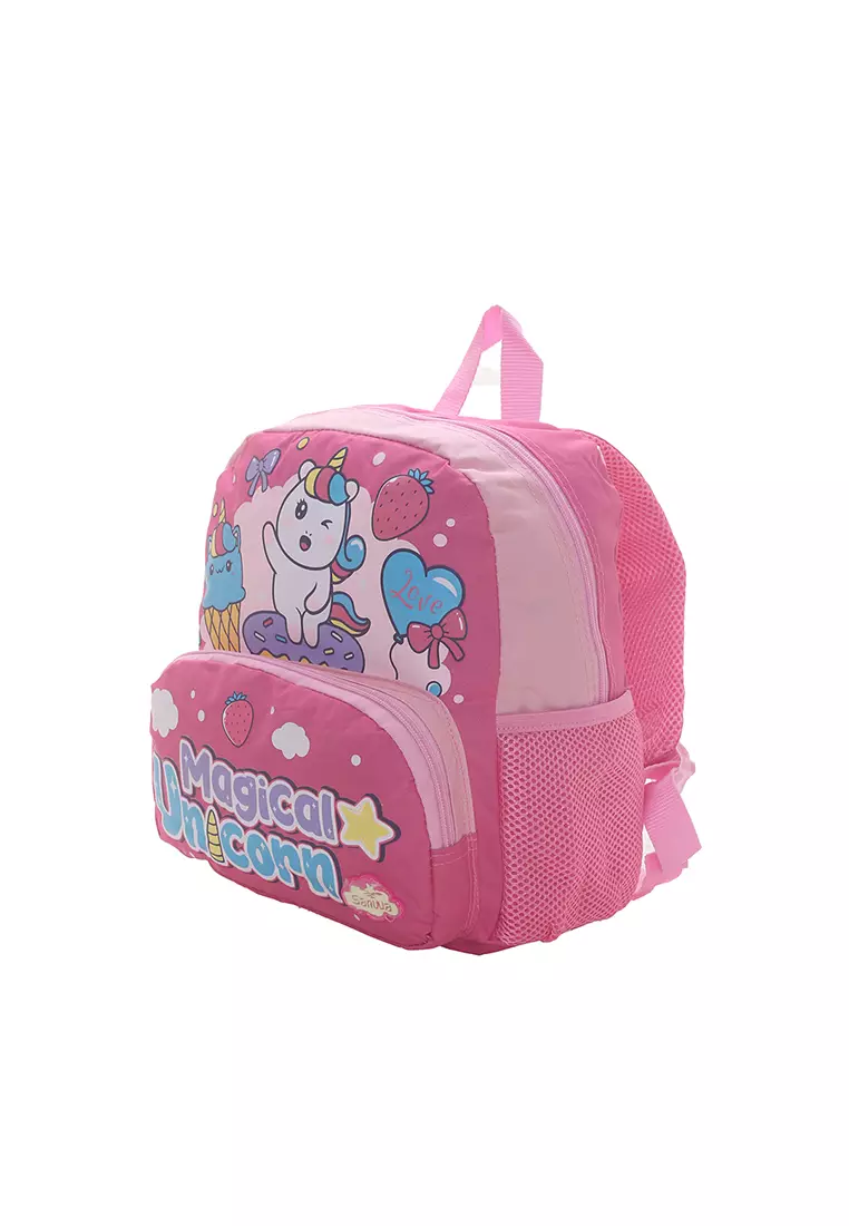 Tas Ransel Anak Magical Unicorn Kecil Pink 30x25 cm