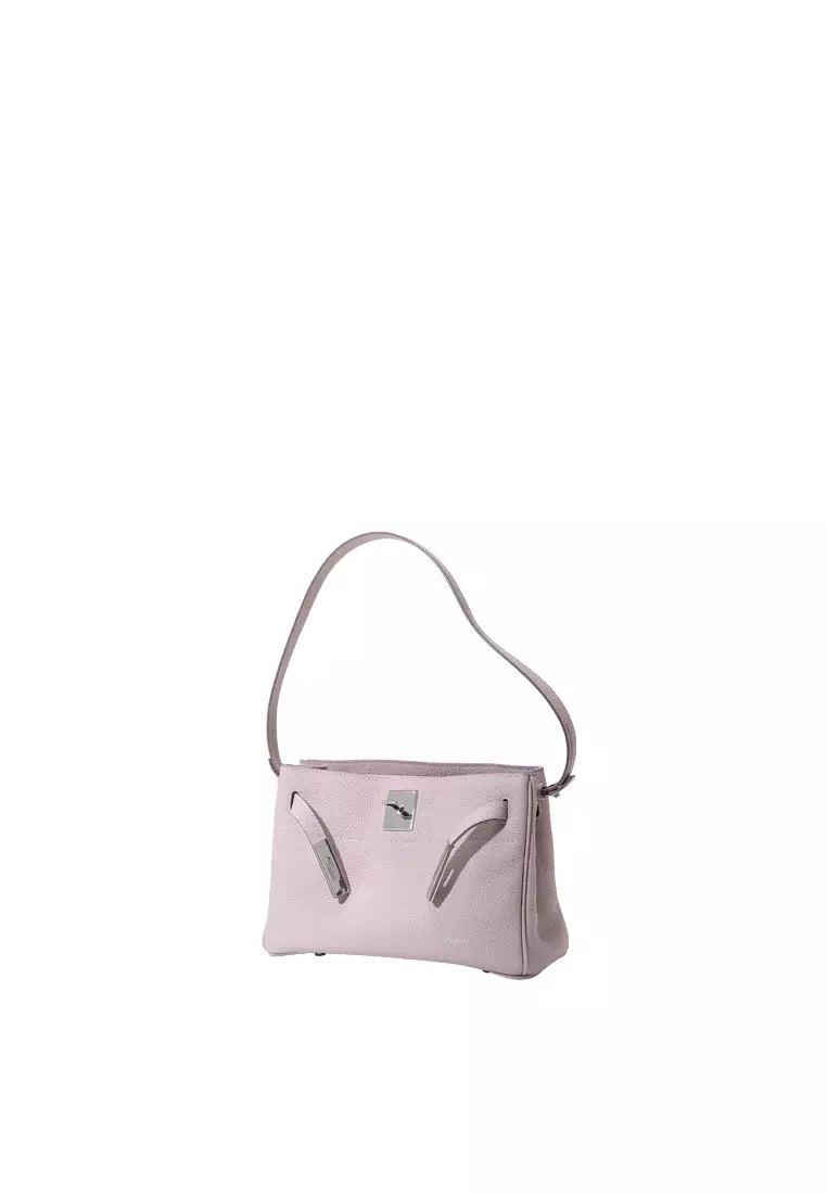 SAOIRSE Soft Structural 扣子皮帶迷你袋 II - 粉彩紫色