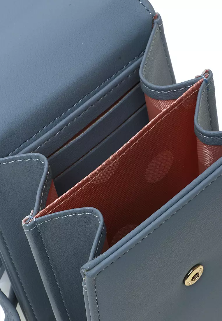 Sling Bag Tas Selempang Wanita Dompet Handphone Material Kulit Leather ORIGINAL