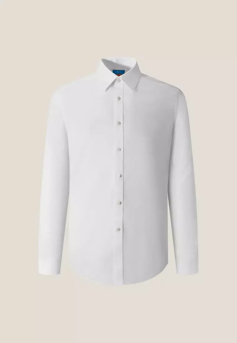 Non-Iron Premium Cotton Smart Fit Texture Shirt