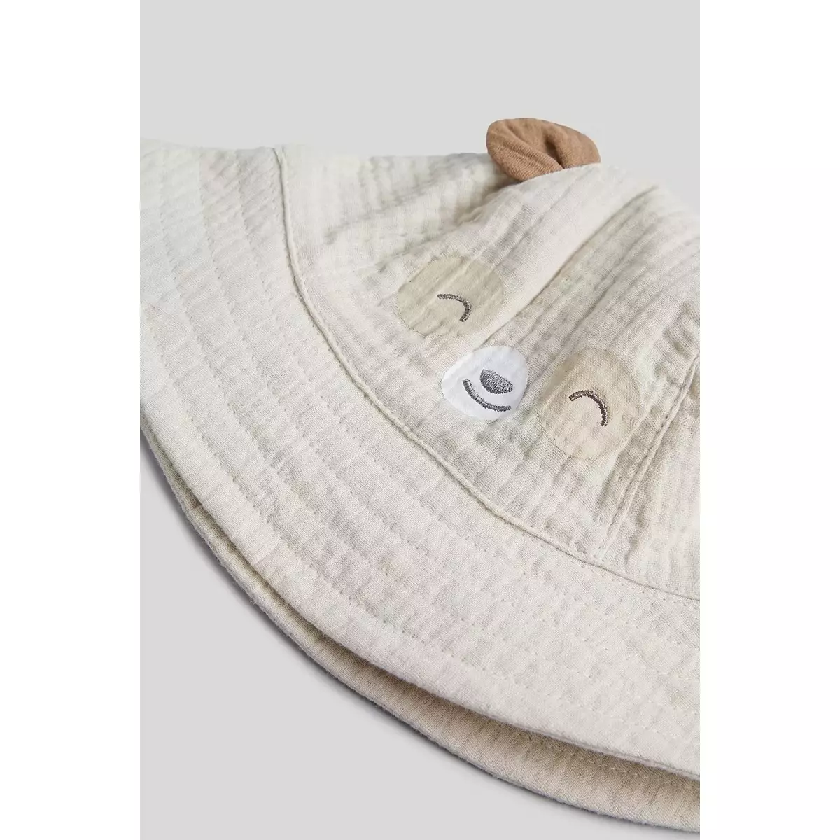 Mothercare Bear UPF50+ Sun Hat - Topi Bayi Laki-laki (Cokelat)