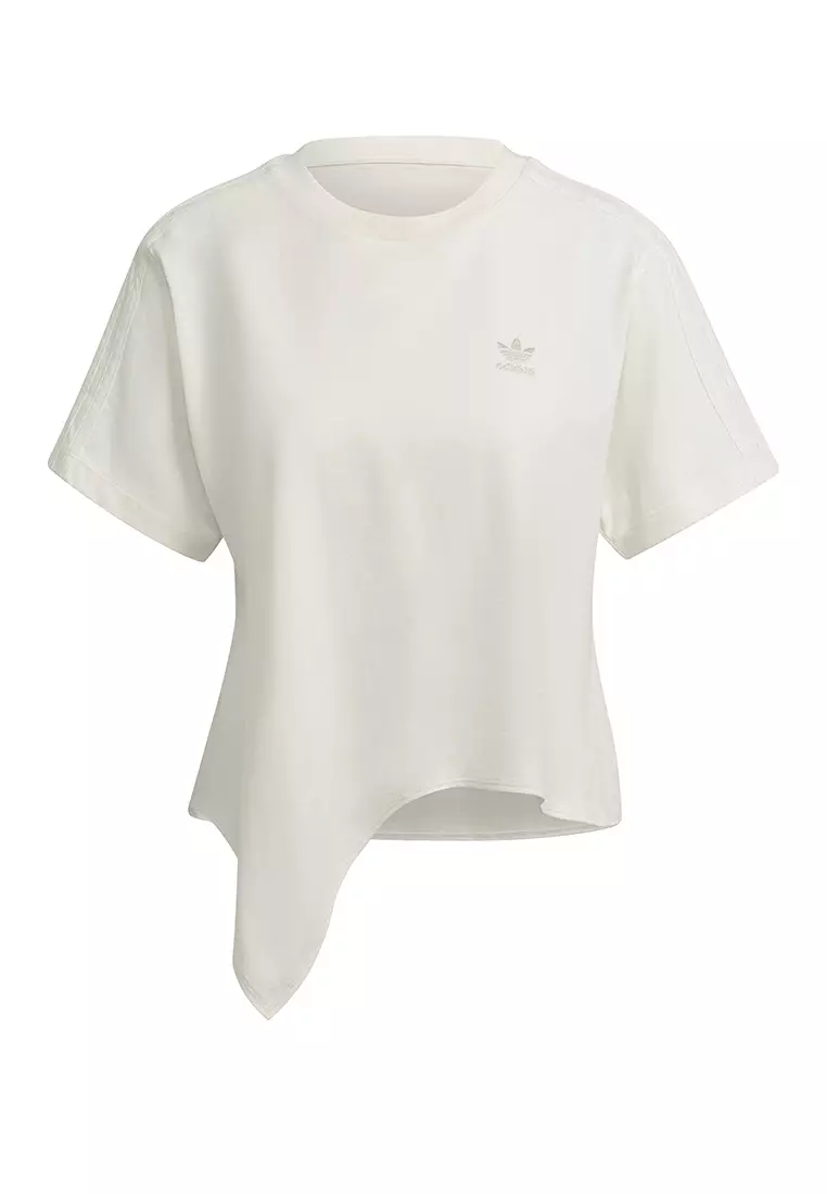 Adidas originals outlet knotted logo t-shirt