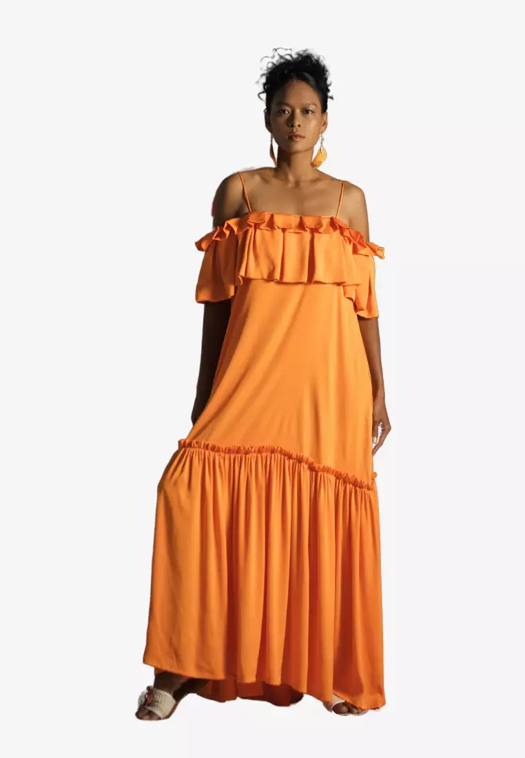 Summer Get Away Maxi Silk Dress