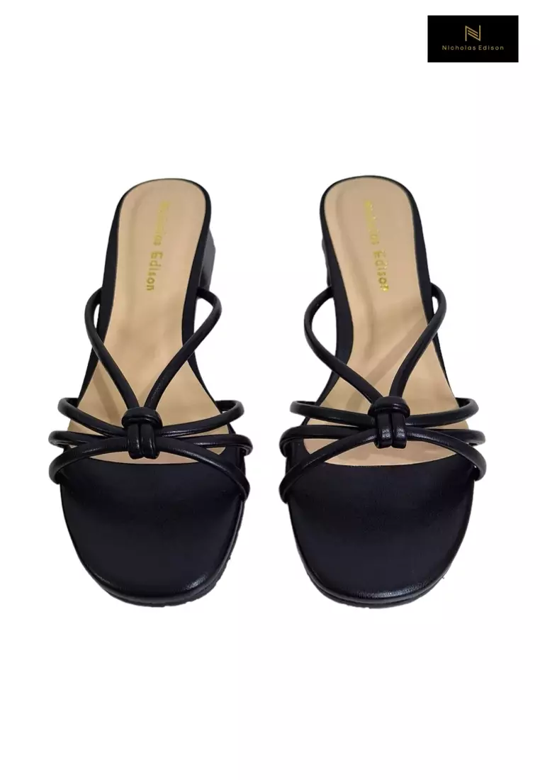 NIcholas Edison Heel Yafa Black