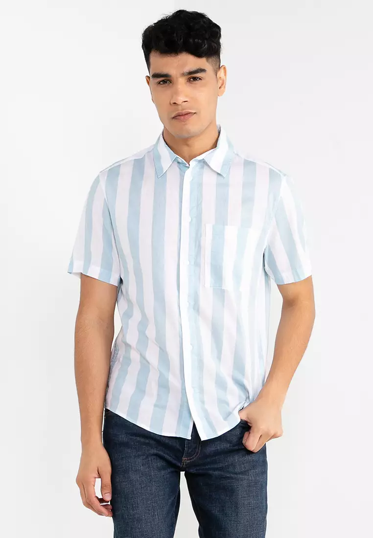Striped shirt mens h&m on sale