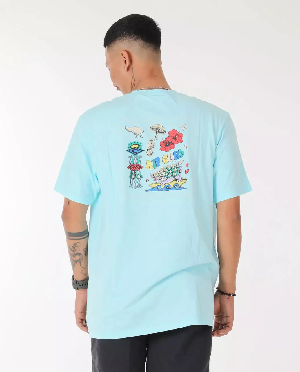 Rip Curl Men Bali Putu Surya Culture Tee - Atomizer Blue