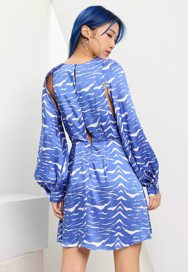 Topshop zebra discount pinafore dress