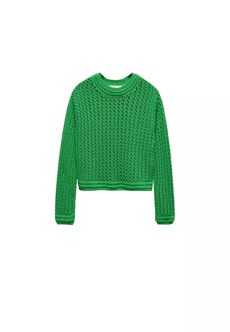 Buy Mango Short Crochet Jumper 2023 Online ZALORA Philippines