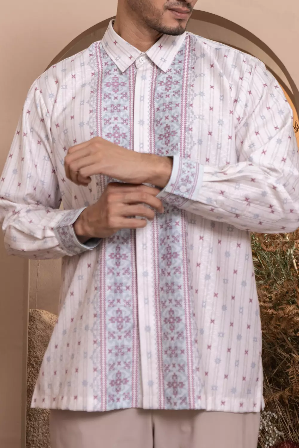 Klamby - Kalola Long Shirt Men Aqua Hushed